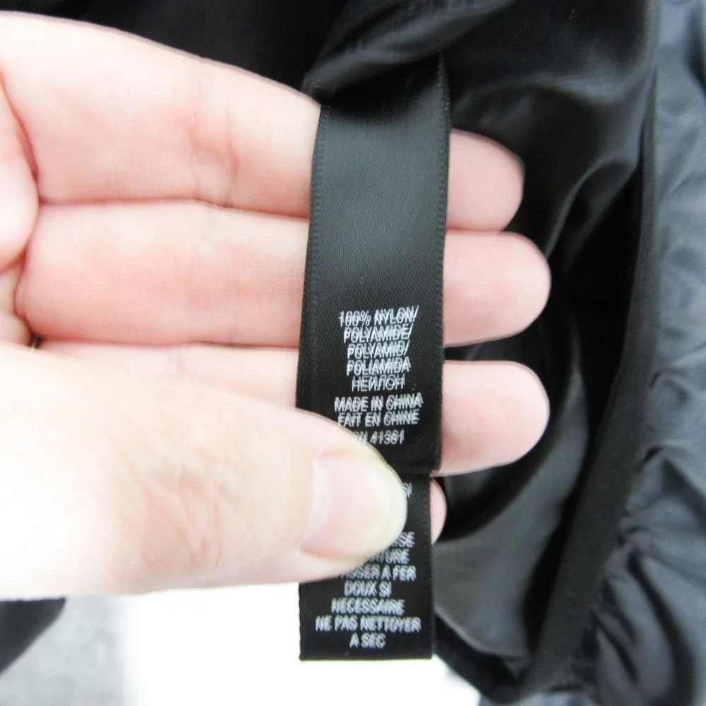 RLX Ralph Lauren Mens XXL Black Nylon Full Zip Windbreaker Jacket RLX67/10